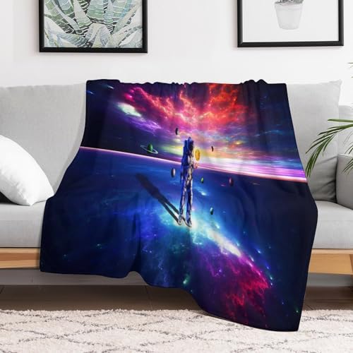 Couverture astronaute lit 180x200 pour vos soirées télé cocooning