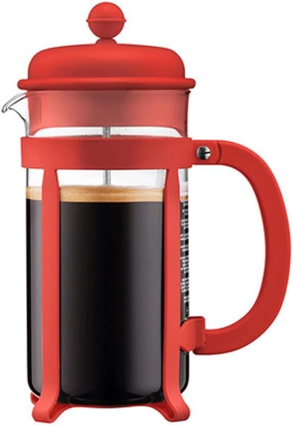 Press Coffee Maker, Coffee Press, Caffettiere，Coffee Maker， Coffee and Tea Maker, Stainless Steel Manual Coffee Makers For Home, Steel Coffee Press with 3 Filters - No Residue - Heat Resistant Borosil