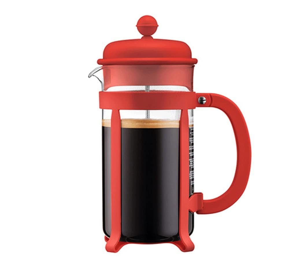 Cafetera De Prensa, Prensa De Café, Cafetera, Cafetera, Cafetera Y Tetera, Cafeteras Manuales De Acero Inoxidable for El Hogar, Prensa De Café De Acero Con 3 Filtros - Sin Residuos - Vidrio De Borosil