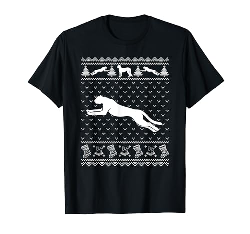 Ugly Sweater Christmas Holiday Design Funny Cheetah Xmas T-Shirt