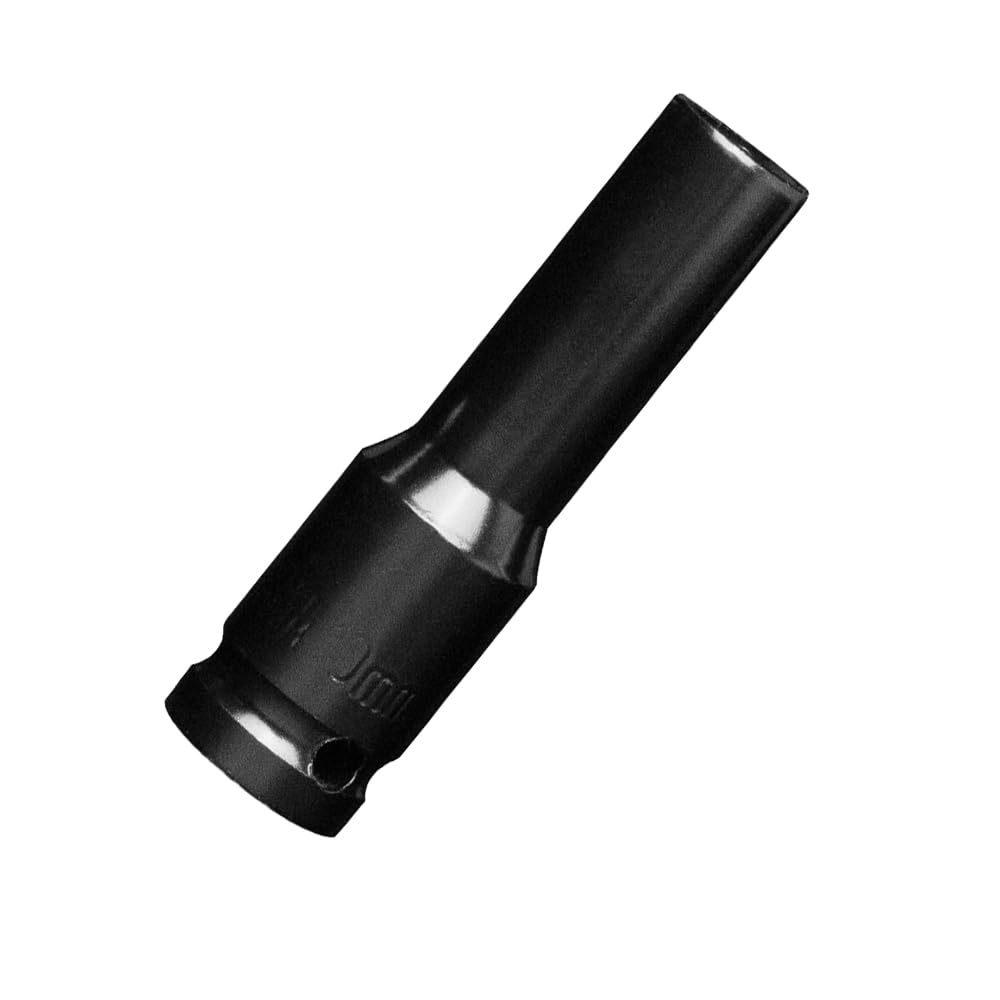10MM Impact Socket 1/2 Inch Drive, Deep 6-Point Wheel Nut Socket Set, CR-MO for Easy Car Repair, Mechanical Maintenance, and Home Use (10MM) โ image 1