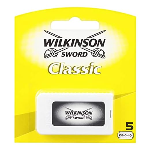 Wilkinson 7000112E – Lame da rasoio, doppio filo, 5 pezzi