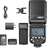 Godox V850III Camera Flash 2.4G 1/8000s HSS, Speedlight 1.5s Recycle time, with 2600mAh Li-ion Battery, for DSLR Cameras Photography