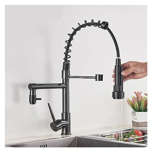 Robinet de cuisine mitigeur eau chaude froide double buse ORB
