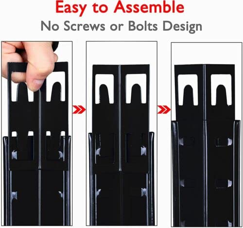 Black Shelves -5 Tier Boltless Garage Shelving Workshop Storage Racking Shelves Heavy Duty Metal Storage Rack Shelf Unit,Mdf Sheet Garage Shelf,Adjustable Shelving For Warehouse,Office,Kitchen,Home #TOP7