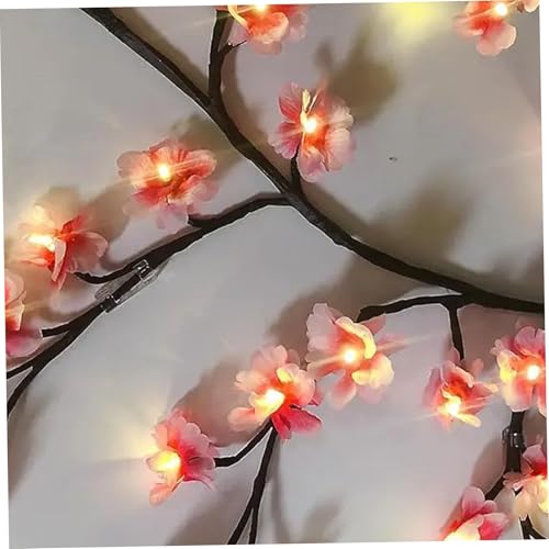 Guirlande lumineuse fleur de cerisier 48 LED avec télécommande