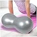 INOOMP Balance Exercise Balls Inflatable Peanut Massage Balls for Yoga Fitness Anti-Burst PVC Material Suitable for All Ages Core Strengthening Stability Training