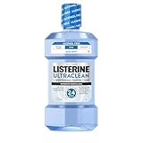 Listerine Ultraclean Alcohol-Free Mild Mouthwash + Whitening Protection*, Alcohol Free Tartar Control Oral Rinse Provides Fresh Breath. Mild Arctic Mint Flavor, 1L