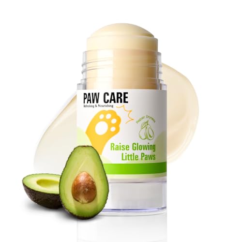 FREEORR Dog Paw Balm Stick for Dogs & Cats, All-Natural Pets Paw Wax for Moisturizing and Healing Dry Cracked Snout and Pads, Lick Safe Winter Protection-40g