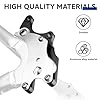 Adaptateur de Frein à Disque pour vélo, 121x75mm/4,8x3pouces Adaptateur de siège Fixe en Alliage d'aluminium Supports de Conversion pour Freins à Disque pour VTT et vélos de Route #4