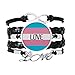 DIYthinker Amor Transexuales LGBT de Apoyo Pulsera de Amor Adorno de Cuero Torcido Hilo de muñeca