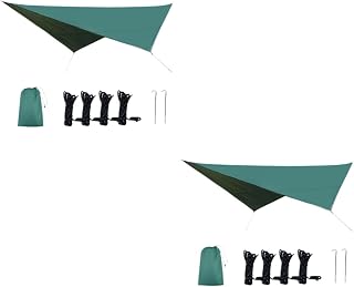 GANAZONO 2pcs Sunshade Pergola Shade Cloth Shade Sails Garden sail Retractable Shade sail Sun sail Outdoor