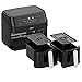 EMtronics EMAFDD9L Dual Air Fryer Extra Large Family Size Double XL 9 Litre with 8 Adjustable Pre-Set Menus for Oil Free & Low Fat Healthy Cooking, Easy Clean Metal Interior, 99-Minute Timer - Black