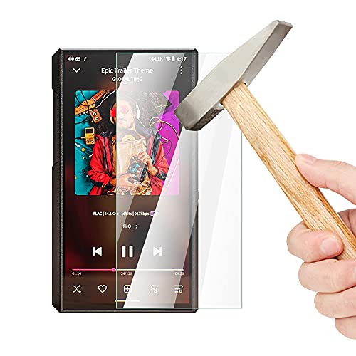 Image of forA‚ Fiio M11 Plus LTDA‚ Tempered Glass, 9H Premium Scratch-ProofA‚ Protective Tempered Glass Screen Protector for Fiio M11 Plus LTDA‚ 5.5inch MP3 Player (Front and back glass)
