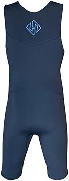 Zipperless Short John Wetsuit - 2MM - Black by Hubboards
