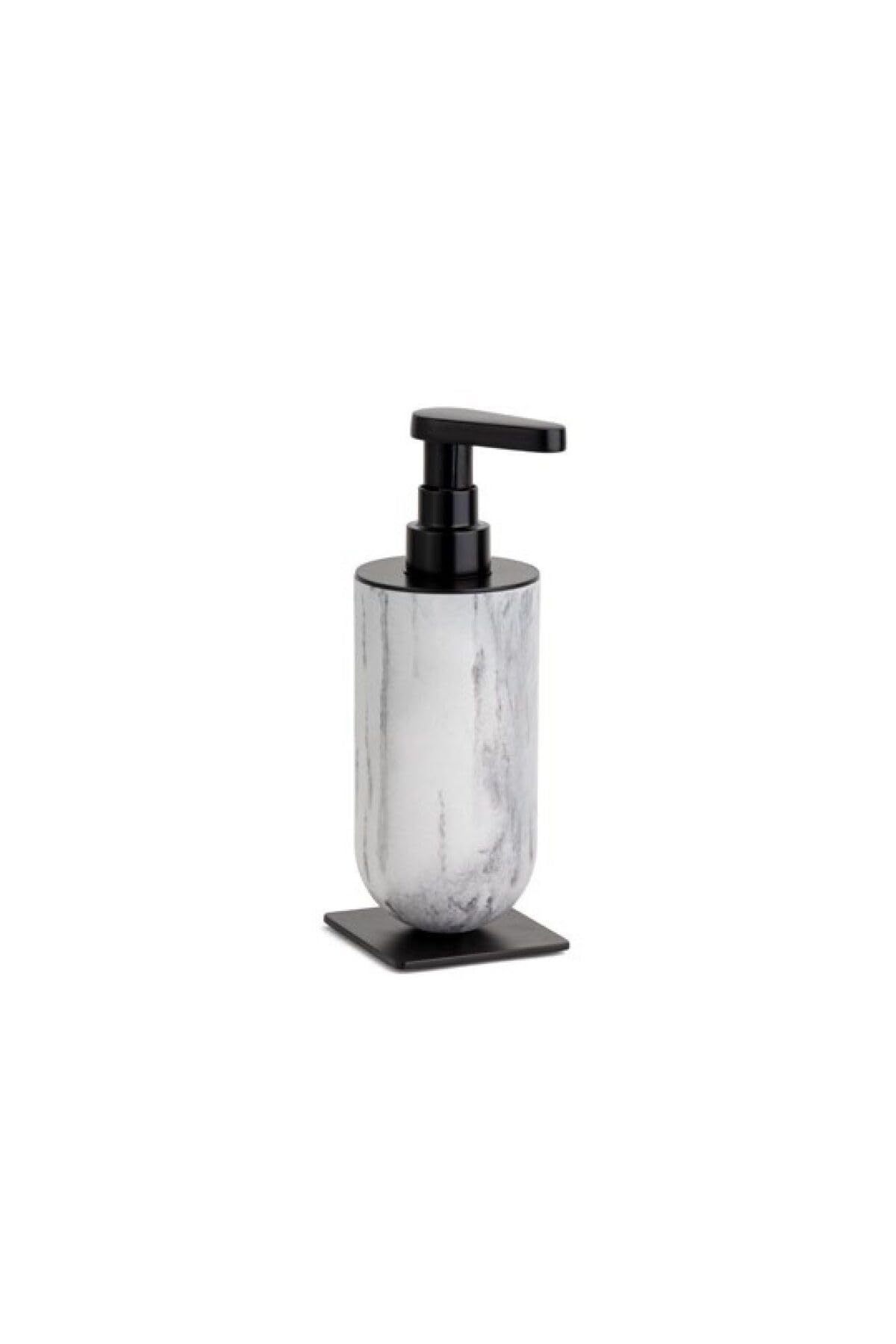 System Sıvı Sabunluk Mermer Desenli/Siyah Renk 208X87X72 Mm