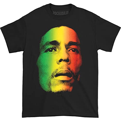 Amazon.com: Zion Rootswear Men's Bob Marley Face T-Shirt
