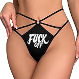 Fuck1 Off Women's T-back Thongs Soft G-string Sexy Underwear Panties