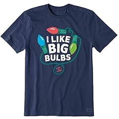 I Like Big Bulbs Short Sleeve-darkest Blue