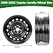 KORENJUL 15 inch Rims for Toyota Corolla 2009-2020 Set of 1 Wheel Rims for Toyota Corolla Direct Replacement No Center Caps