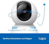 Tapo C200C 360°-WLAN-Überwachungskamera für den Innenbereich, 1080P, Nachtsicht, Bewegungserkennung, Zwei-Wege-Audio, kompatibel mit Alexa und Google Assistant, für Babys/Haustiere – Ansicht 3
