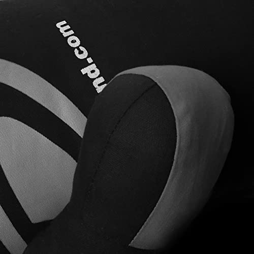 DAAN MMA Grappling Dummy Judo Punching Bag Dummy BJJ Wrestling Dummy Standing Position Brazilian JIU Jitsu Submission Self Defense Training Wrestling Canvas Dummy UNFILLED (Black/Gray, 5ft / 59'') - Thumbnail 4