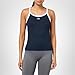 Lacoste Women's Rib Sport Tank Top, Navy Blue/White, 6
