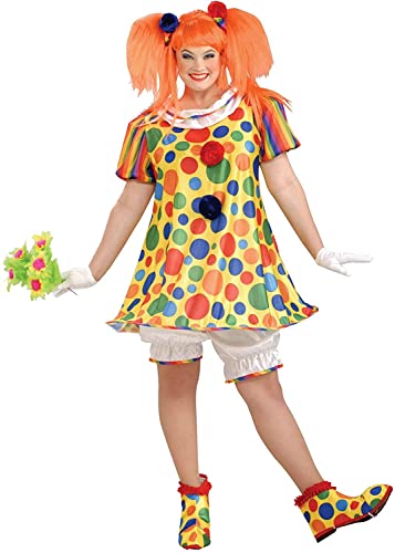 Forum Novelties womens Giggles the Clown Adult Sized Costumes, Multicolor, Plus Size