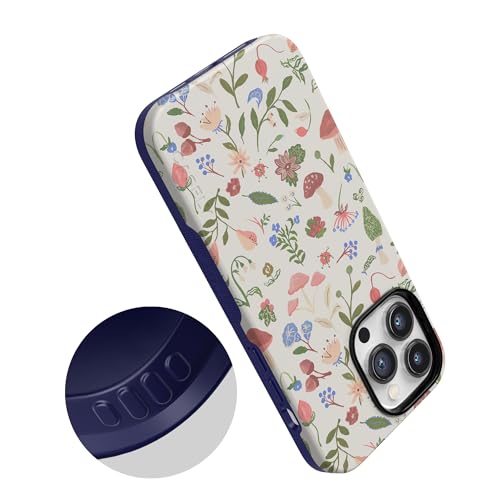 Casely iPhone 14 Pro Max Case | Garden Party | Mushroom Floral | Bold Protective Design | Compatible with MagSafe by Casely - Used condition - Image 2