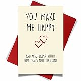 Cheerin Valentine's Day Cards for Him or Her | Anniversary Card | Gifts for Him or Her | Fun Gift Bi