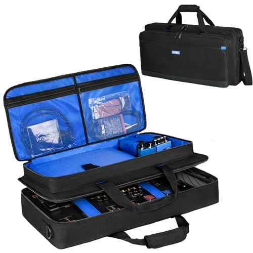 Carrying Bag Compatible with Boss ME-90/GT-1000/GX-100/ME-80 Guitar Multi effects Pedal,Guitar Pedal Board Case with Multiple Pockets for Guitar Cable & Accessories(23.6 x 3.5 x 11.4 in)Bag Only by LEFOR·Z - Used condition - US$46.29