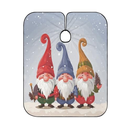 Capa de Corte de Pelo Navidad con Duendes para Adultos miniatura 6