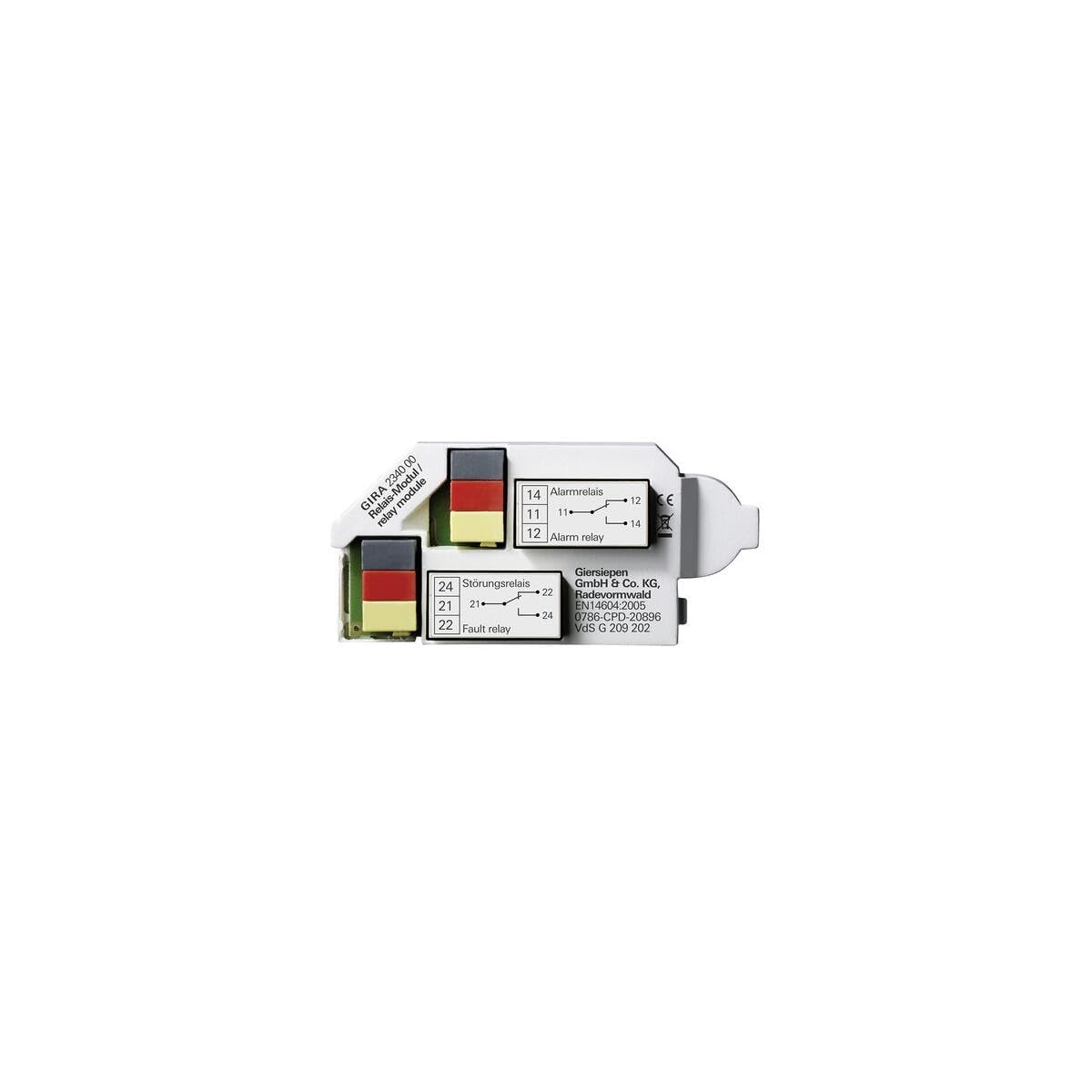 Gira 234000 Relaismodul Rauchwarnmelder Dual VdS Rauchmelder