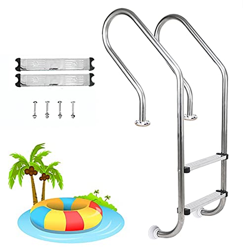 Barandal para piscina acero inoxidable 2 escalones miniatura 1