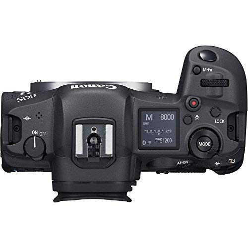 Canon Eos R5 Mirrorless Digital Camera (Body Only) (4147C002) + 64Gb Memory Card + Case + Corel Photo Software + 2 X Lpe6 Battery + External Charger + Card Reader + Light + Hdmi Cable + More (Renewed) #TOP3