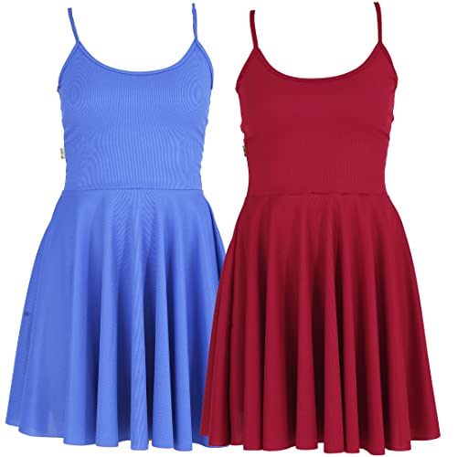 Kit 2 Vestidos Ribana Godê Rodado Catarina + Anágua