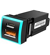 MAXWIN(マックスウィン) トヨタ 車 USBポート TOYOTA ハリアー80系 ヤリスクロス ライズ RAV4 プラド150系 ノア ヴォクシー 90系 Type-C 急速充電 K-US...