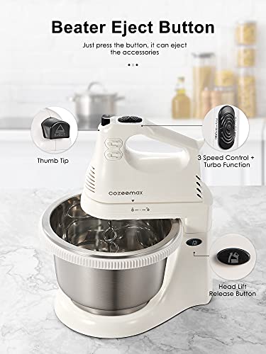 Cozeemax 2 in 1 Hand Mixers Kitchen Electric Stand mixer HM-19 の商品画像 4
