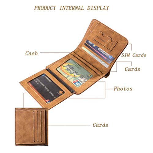 Sevenfly Trifold Wallets For Men - Pu Leather Rfid Protected Front Pocket Travel Wallet4