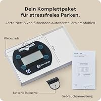 Needit elektronische Parkscheibe Park Lite I automatische Parkscheibe elektrisch mit Zulassung vom Kraftfahrt-Bundesamt I Digitale Parkuhr mit 2 Displays & vielen Funktionen, langlebig & zuverlässig – Ansicht 8