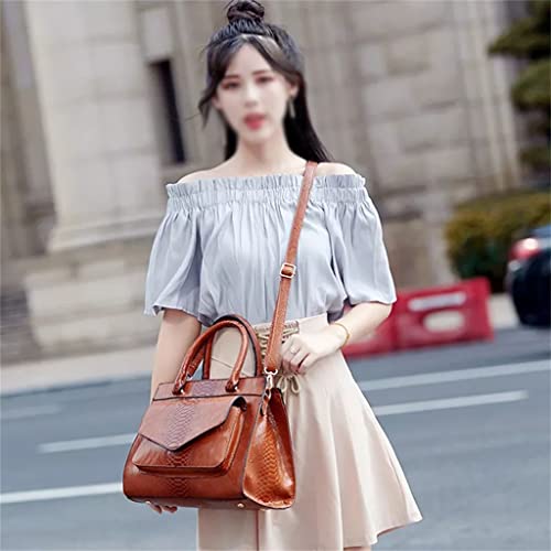 Bolso bandolera estilo europeo y americano para mujer, bolso de mano (color: A, tamaño: 30 cm x 14 cm x 25 cm)