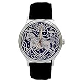 Odin On Sleipnir, Norse Mythology Original Valhalla Art Solid Brass Watch with Handmade Valknut Box
