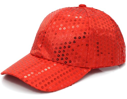 Casquette de baseball à paillettes pour enfant style hip-hop ajustable
