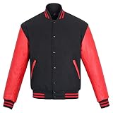 Sledwise Baseball Letterman Varsity Jackets – Wool and Leather Premium Quality Unisex Basketball Jac