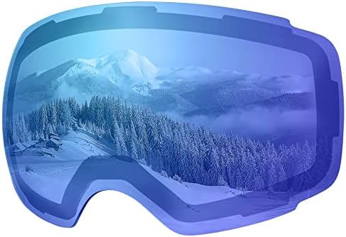OutdoorMaster Ski Goggles PRO Replacement Lens - 20+ Choices ( VLT 38% Blue Lens )