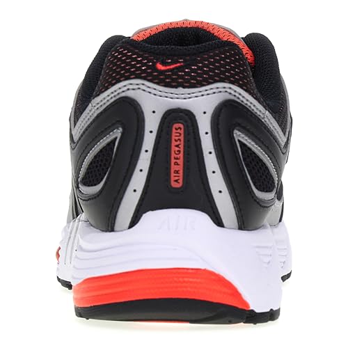 Nike Nike Air Pegasus 2005 Men's Trainers, Black Bright Crimson Metallic Silver, 8.5