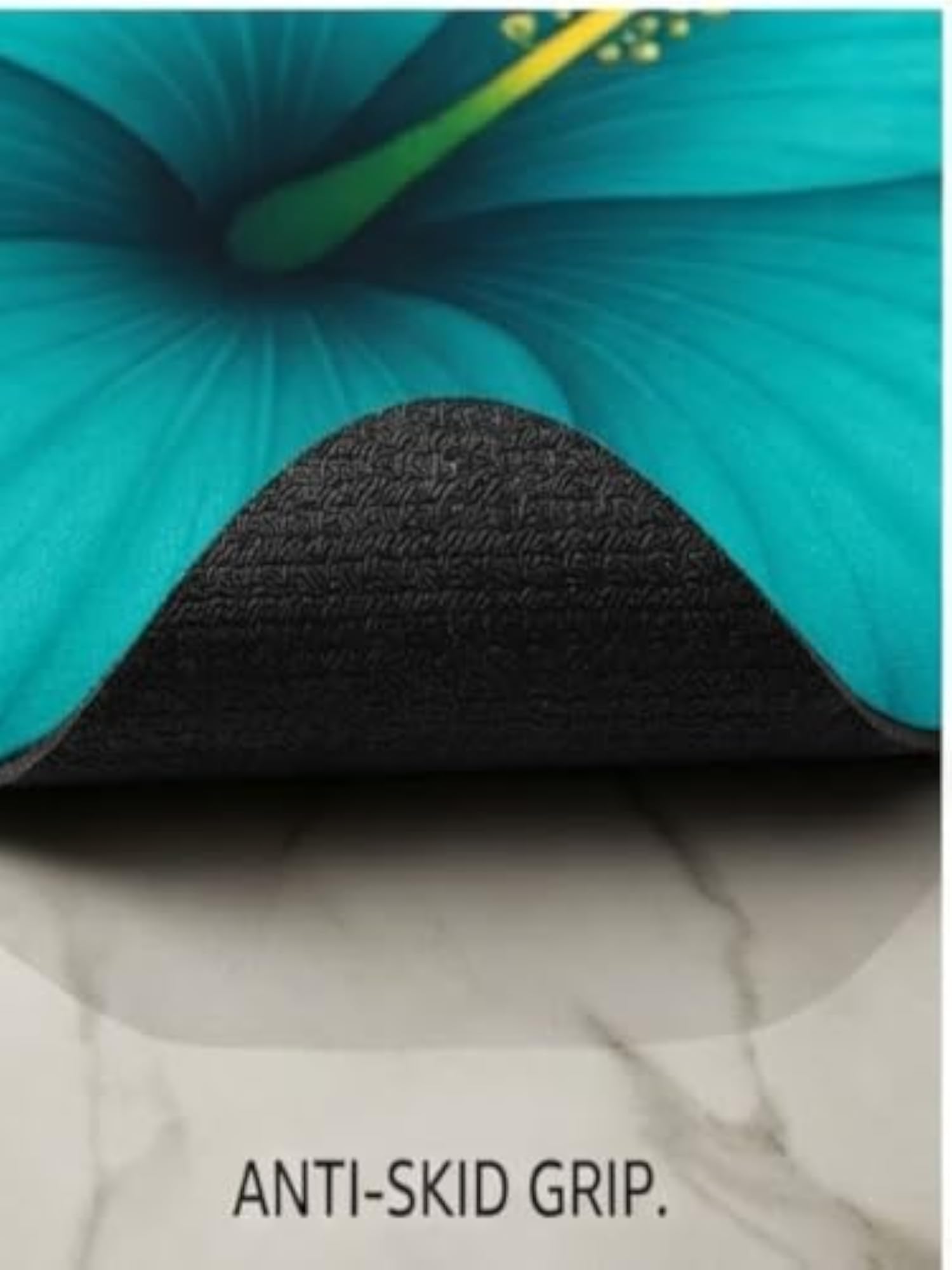 Rubber Flower Bath Mat Daisy/Rose Shape Anti-Skid