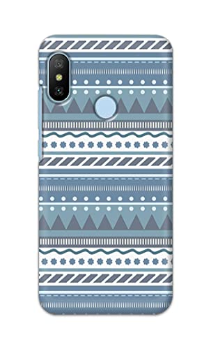 Image of Printed Hard Back Cover Case for Mi A2 Back Cover (Seamless Geometric Tribal Pattern) -1803