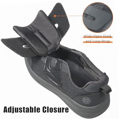 Image of Sisttke Women's Diabetic Shoes Wide Toe Box Slip-On Shoes | Elderly Footwear for Swollen Feet, Edema, Neuropathy & Foot Pain Relief