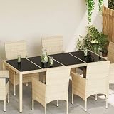 Ziaphsol Vier Schwarze Glas-Tischplatten 100x50 cm für Innen- und Außenbereich geeignet, langlebige, Kratzfeste ESS- und Terrassenmöbel, passend zu 200x100 cm Tischen, ideal für Garten, Balkon